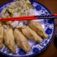 Image of Chicken Pot Stickers With Soy Dipping Sauce Recipe, Group Recipes