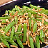 Image of Green Beans With Almonds And Fried Onions Recipe, Group Recipes