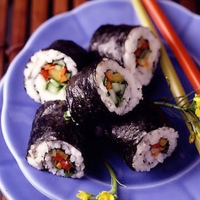 Image of Oriental Vegetable Sushi Rolls Recipe, Group Recipes