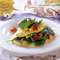 Image of Tex-mex Omelete With Spinach Recipe, Group Recipes