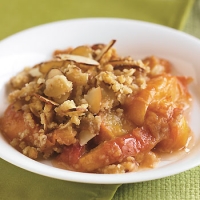 Image of Nectarine And Almond Crisp Recipe, Group Recipes