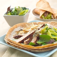 Image of Smoked Cheddar Chicken Wraps Recipe, Group Recipes