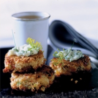 Image of Mini Crab Cakes With Lemon-dill Aioli Recipe, Group Recipes