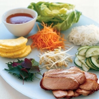 Image of Lemongrass Pork With Vietnamese Table Salad Recipe, Group Recipes