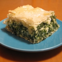 Image of Almost Fat-free Spinach Pie Recipe, Group Recipes