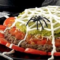 Image of Spiderweb Nacho Spread Recipe, Group Recipes