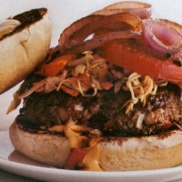 Image of Dominican Chimi Burger Recipe, Group Recipes