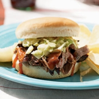 Image of Memphis Pork And Coleslaw Sandwich Recipe, Group Recipes