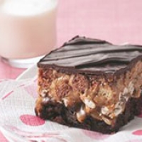 Image of Peanut Butter Crunch Brownies Recipe, Group Recipes