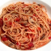 Image of Spaghetti With Pancetta And Mushrooms Recipe, Group Recipes