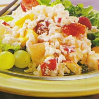 Image of Pineapple Fruit And Rice Salad Recipe, Group Recipes