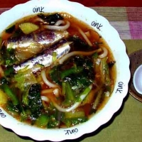 Image of Udon Spicy Noodle Soup With Mackerels Recipe, Group Recipes