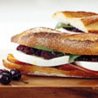 Image of Mozzarella And Proscuitto Sandwich With Tapenade Recipe, Group Recipes
