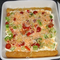 Image of Crescent Roll Veggie Pizza Recipe, Group Recipes
