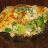 Image of Cheesey Gratin Of Brussels Sprouts Recipe, Group Recipes
