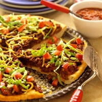 Image of Tostada Pizza Recipe, Group Recipes
