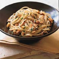 Image of Linguine With Tuna Walnuts Lemon And Herbs Recipe, Group Recipes