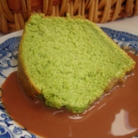 Image of Crazy Green Watercress Sponge Cake And Chocolate Sauce Recipe, Group Recipes