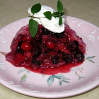 Image of Pink And Purple  Summer Pudding Recipe, Group Recipes