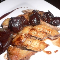 Image of Magret Of Duck With Fig And Shallot Compote Recipe, Group Recipes
