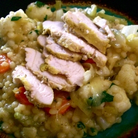 Image of Honey Mustard Israeli Couscous "risotto" Recipe, Group Recipes