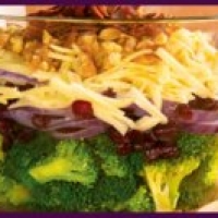 Image of Heart Healthy N Hearty Layered Broccoli Salad Recipe, Group Recipes