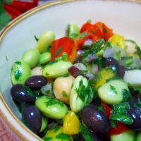 Image of Fresh Edamame Salad Recipe, Group Recipes