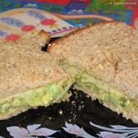 Image of Avocado Cucumber And Onion Bar Sandwich Recipe, Group Recipes