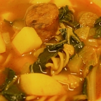 Image of Minestrone Soup With Chorizo Recipe, Group Recipes