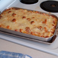 Image of Baked Ziti With Meatball Recipe, Group Recipes