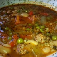 Image of Red Italian Wedding Soup Recipe, Group Recipes