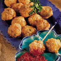 Image of Sausage-cheese Balls Recipe, Group Recipes