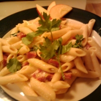 Image of Penne Carbonara With Leeks Recipe, Group Recipes