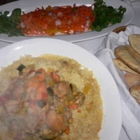 Image of Moroccan Chicken And Vegetable Couscous Recipe, Group Recipes