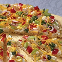 Image of Tuna Appetizer Pizza Recipe, Group Recipes