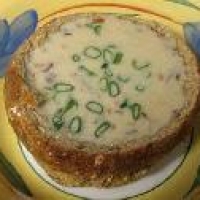Image of Bacon Cheddar Beer Soup In Bread Bowls Recipe, Group Recipes