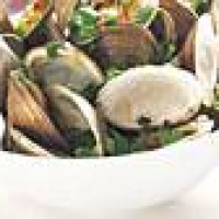 Image of Steamed Clams With Cilantro And Red Pepper Recipe, Group Recipes