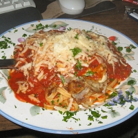 Image of Saucey Chicken Parmesean Recipe, Group Recipes