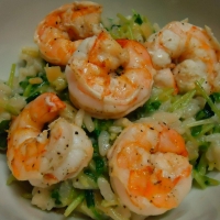 Image of Pea Shoot And Shrimp Risotto Recipe, Group Recipes