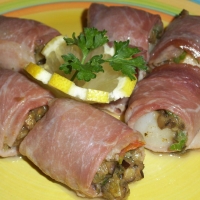 Image of Andys Prosciutto Scallops Recipe, Group Recipes