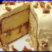 Image of Caramel Cake With Caramel Cream Cheese Frosting Recipe, Group Recipes