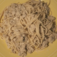 Image of Aunt Marys Spaghetti With Sour Cream Meat Sauce Recipe, Group Recipes