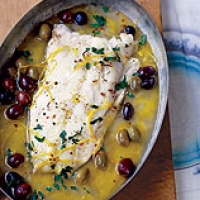Image of Cod With Olives And Lemons Recipe, Group Recipes