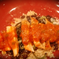 Image of Mexican Style Chicken On Rice With Black Beans Recipe, Group Recipes