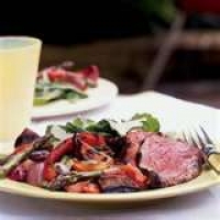 Image of Grilled Beef Tenderloin With Mediterranean Relish Recipe, Group Recipes