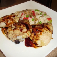 Image of Asian Glazed Chicken Recipe, Group Recipes