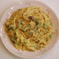 Image of Asparagus With Angel Hair And Tofu Cream Sauce Recipe, Group Recipes