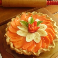 Image of Tropical Fruit Tart With Rum Glaze Recipe, Group Recipes