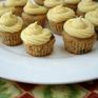 Image of Plum Chocolate Cupcakes With Chocolate Ganache And Walnut  Frosting Recipe, Group Recipes