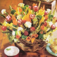 Image of Vegetable Party Bouquet Recipe, Group Recipes